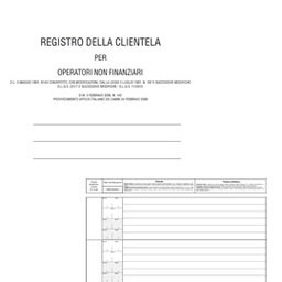 [52682] REGISTRO ANTIRICICLAGGIO OPERATORI NON FINANZ. 31X24 96FG E2179 EDIPRO