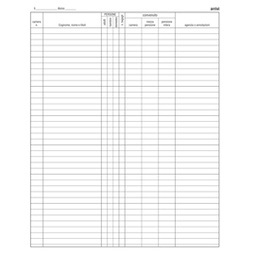 [59660] REGISTRO ARRIVI PARTENZE 31x24.5cm 46pag E2839 EDIPRO