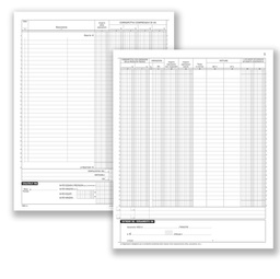 [88598] Registro Corrispettivi 16pag. num.31x24,5cm DU1386N0000 Data Uffcio
