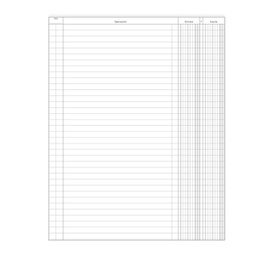 [88614] Registro Entrate-Uscite 100pag. 31x24,5cm DU135800000 Data Ufficio