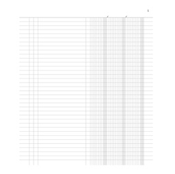 [88650] Registro inventari a 3 colonne 96pag.num.31x24,5cm DU135100000 DU