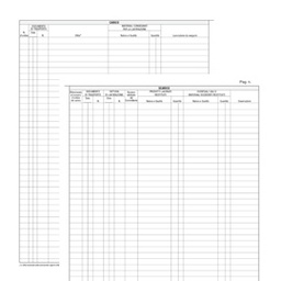 [51150] REGISTRO MERCI IN LAVORAZIONE 31X24 47PAG. E2286