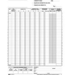[50235] REGISTRO PRIMA NOTA IVA CORRISPETTIVI 29,7X23 25/25 FG AUTORIC. E2102A