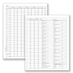 [88606] Registro prospetto riepilogativo minori 8pag. 31x24,5cm DU138510000 DU