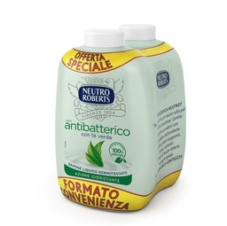 [91545] Ricarica bis 400ml sapone liquido Antibatterico NEUTRO ROBERTS