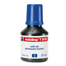 [73446] RICARICA INCHIOSTRO PERMANENTE 30ML T25 BLU EDDING