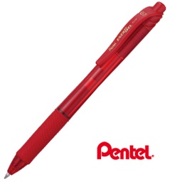 [64834] ROLLER A SCATTO ENERGEL X BL107 ROSSO 0.7MM PENTEL