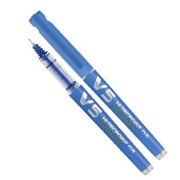 [68093] ROLLER HI-TECPOINT V5 RICARICABILE BLU PILOT
