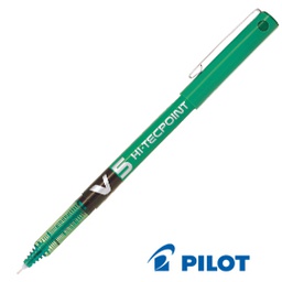 [34537] ROLLER HI-TECPOINT V5 VERDE PILOT