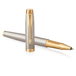 [79578] ROLLER IM PREMIUM WARM GREY METAL CHISELLED PARKER