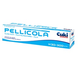 [88883] Roll pellicola trasparente in PVC H300mm x 300mt Cuki Professional