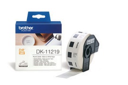 [BRODK11219] ROTOLO 1200 ETICHETTE CIRCOLARI ADESIVE IN CARTA DIAMETRO 12MM