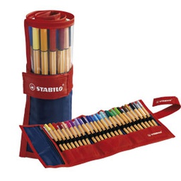 [49979] ROTOLO 25 PENNARELLI STABILO® POINT 88