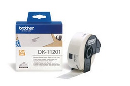 [BRODK11201] ROTOLO 400 ETICHETTE 29X90MM NERO/BIANCO IN CARTA