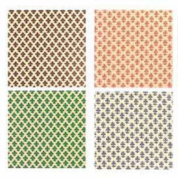 [51463] ROTOLO CARTARIVESTO 50X500CM GIGLIO ROSSO LAVABILE REX58