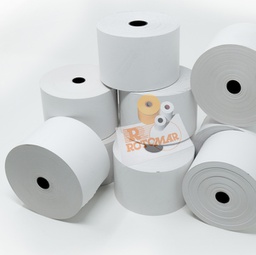 [86547] Rotolo carta termica BPA free 55gr neutra 57mmx130mt D100mm distr. self service