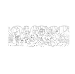 [85891] Rotolo creativo adesivo tema Parco di divertimento 30X400cm 80gr Info