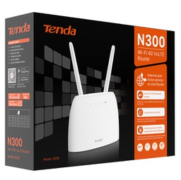 [93599] Router Wi-Fi 4G LTE N300 Cat.4 Funzione Volte Tenda