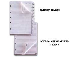 [25709] RUBRICA A-Z PER TELEX 3 e COMBI 2000 15X21CM (A5)