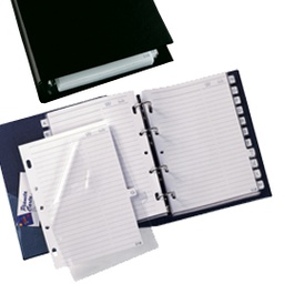 [25684] RUBRICA TELEFONICA TELEX 3 NERO 15X21CM (A5)