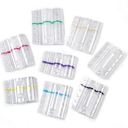 [66439] SACCHETTO DA 100 BLISTER PORTAMONETE 2 CENT FASCIA GRIGIA