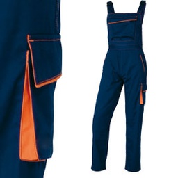 [73726] SALOPETTE da LAVORO M6SAL blu/arancio Tg. L PANOSTYLE