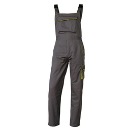 [86069] SALOPETTE da LAVORO M6SAL grigio/verde Tg. M PANOSTYLE