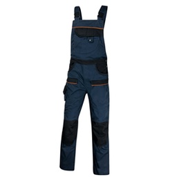 [86094] SALOPETTE da LAVORO Mach 2 blu/nero Tg. XXL
