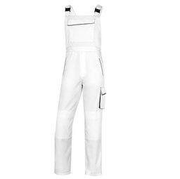 [89923] Salopette da lavoro Panostyle M6SAL bianco/grigio Tg. XL