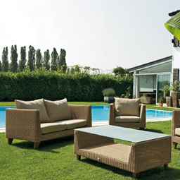 [95548] Salotto Honolulu con cuscini - set 4 elementi