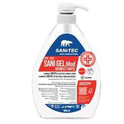 [93502] SANI GEL MED igienizzante mani 600ml Sanitec