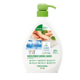 [82776] Sapone liquido 600ml Green Power Sanitec