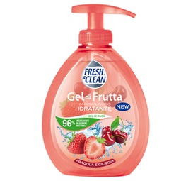 [94260] Sapone liquido FreshClean gel fragola e ciliegia 300ml