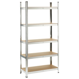 [91863] Scaffale in metallo e MDF a 5 ripiani