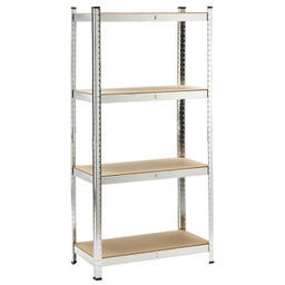 [91861] Scaffale in metallo e MFD a 4 ripiani