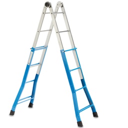 [91854] Scala Everest 4+4 telescopica in acciaio