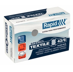 [32370] Scatola 10.000 punti SPECIAL TEXTILE RAPID 43/6