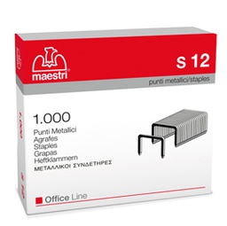 [45252] SCATOLA 1000 PUNTI S12 (23/12 IN ACCIAIO RO-MA