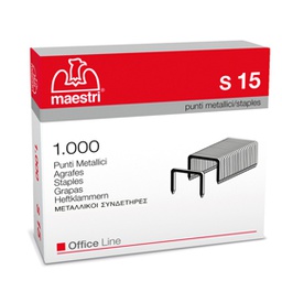 [45253] SCATOLA 1000 PUNTI S15 (23/15 IN ACCIAIO RO-MA