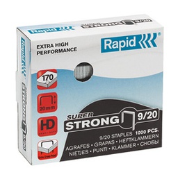 [32385] Scatola 1000 punti SUPER STRONG RAPID 9/20 per alti spessori