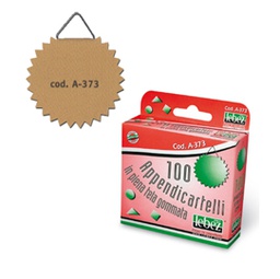 [51382] SCATOLA 100 APPENDICARTELLI ADESIV. TELA GOMMATA ART.A373