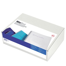 [85843] Scatola 100 dorsi metallo passo 3:1 34 anelli - 5mm - bianco - GBC