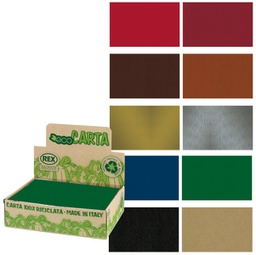 [88314] Scatola 100fg carta regalo Kraft Dark 70X100cm Rex Sadoch