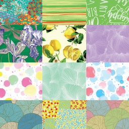 [88308] Scatola 100fg carta regalo Raso Primavera 70X100cm Rex Sadoch