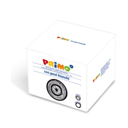 [35273] SCATOLA 100 GESSETTI TONDI BIANCO Primo