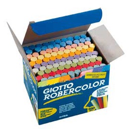 [55410] SCATOLA 100 GESSETTI TONDI COLORATI GIOTTO