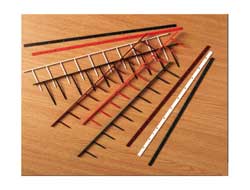 [26883] SCATOLA 100 PETTINI SUREBIND 25MM 10 DENTI NERO