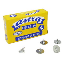 [49774] SCATOLA 100 PUNTINE N.4 ACCIAIO LUCIDO LEONE
