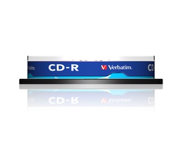 [VERBCDR70052SP] SCATOLA 10 CD-R DATALIFE SPINDLE 1X-52X 700MB SERIGRAFATO CRYSTAL