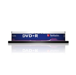 [VERBDVDR4716M] SCATOLA 10 DVD+R SPIND MATT 16X 4.7GB SILVER DLP